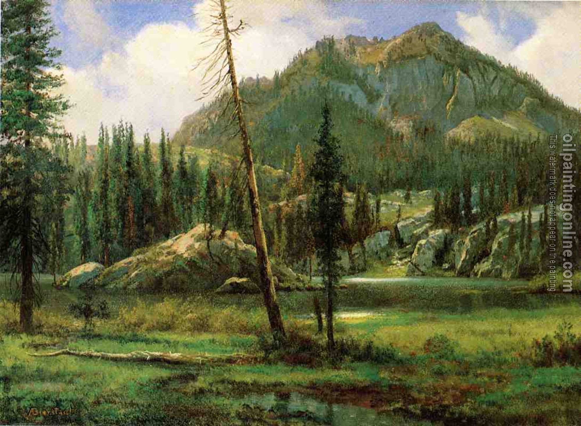 Bierstadt, Albert - Sierra Nevada Mountains